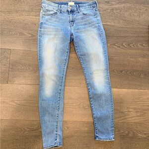 MOTHER Women's Light Blue Skinny Jeans